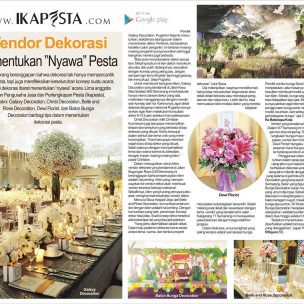 Vendor Dekorasi Menentukan ”Nyawa” Pesta