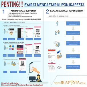 Pendaftaran Customer dan Penukaran Kupon Undian