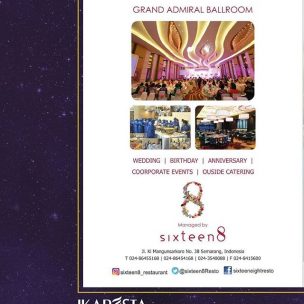 IKAPESTA Vendor
.
.
Bidang : Catering
@sixteen8_restaurant
.
.
More information about IKAPESTA Vendor,download IKAPESTA App at Play Store
Or visit www.ikapesta.com