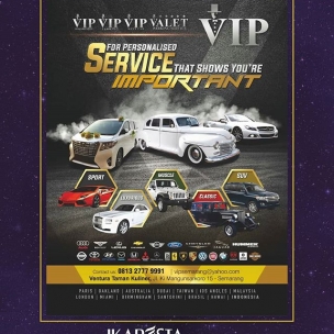IKAPESTA Vendor
.
.
Bidang : Lain-Lain
@vipgroupindonesia
VIP Rent Car and Valet Service
.
.
More information about IKAPESTA Vendor,download IKAPESTA App at Play Store
Or visit www.ikapesta.com