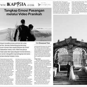 Berita IKAPESTA bersama
Suara merdeka
Artikel : Video
.

Berikut vendor ikapesta yang bisa kamu jadikan pilihan :
@flairvideography
@venusvideography
Untuk detail para vendor bisa lihat diwebsite : www.ikapesta.com
Atau instal aplikasi ikapesta di playstore ( Android#ikapestadigital