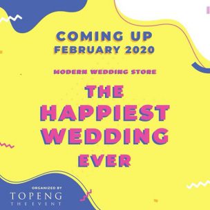 Have you felt the vibe already? Cause we have! 
We will sure be coming and set up the most Modern Wedding Market, together with well known brands and vendors, just for your happiest day. 
There are still 4 months to go but but we have sweat really hard to make this happen. Groove and be happy with us, lovey dovey!
